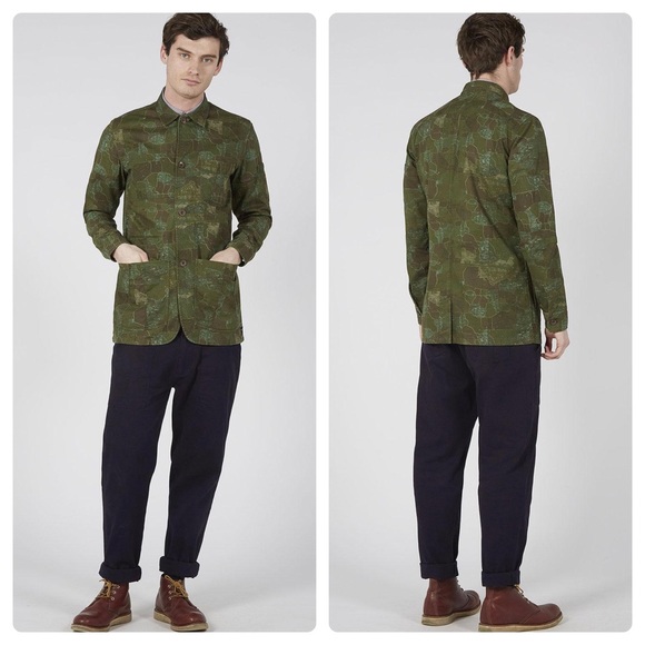 Realm & Empire Retro Mod Map Camo Combat Jacket XL - Picture 2 of 11